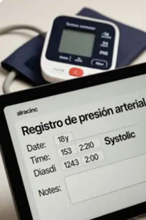 Registro de presión arterial Software Caballito