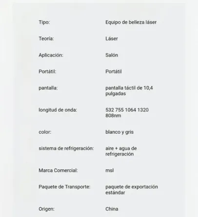 Máquina Depiladora Láser - ¡De Regalo las Gafas! Lanús