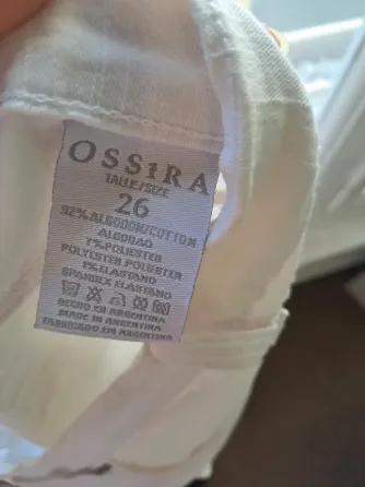 Jeans Ossira blanco Bahía Blanca
