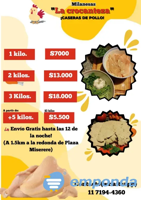 Milanesas de pollo Balvanera - imagen 1