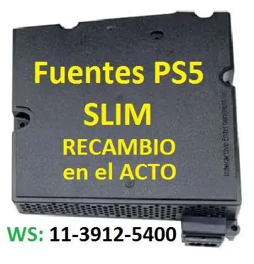 Fuentes PS5 Slim Boedo