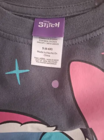 Conjunto de stitch para nena Belgrano