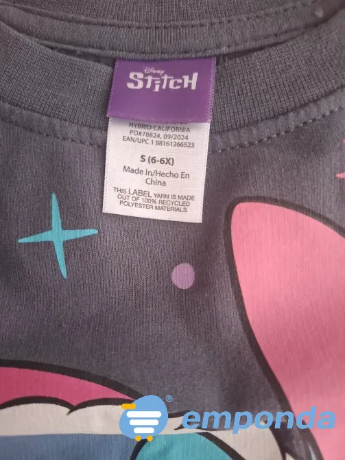 Conjunto de stitch para nena Belgrano - imagen 3