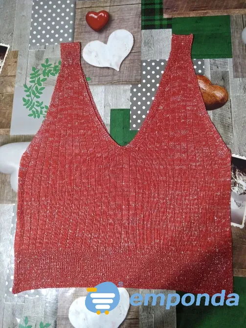 Musculosa de hilo con Lúrex Morón - imagen 1