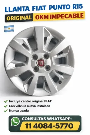 Llanta R15 Fiat Punto Original Tigre