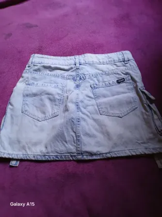 Pollera cargo de jean talle 42 Villa Ballester