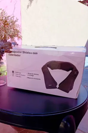 Masajeador Shiatsu con calentador, nuevo, con dos entr Tandil