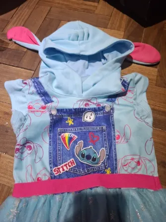 Vestido de tul con capucha disney Stitch Belgrano