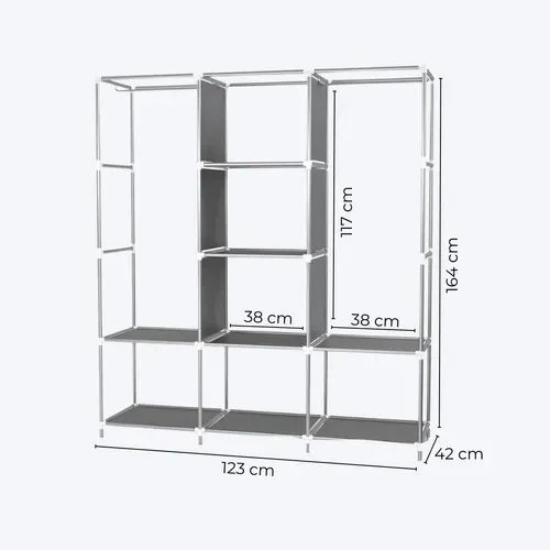 Armario Portátil Organizador de Ropa Guardarropa Placard Santa Fe ciudad