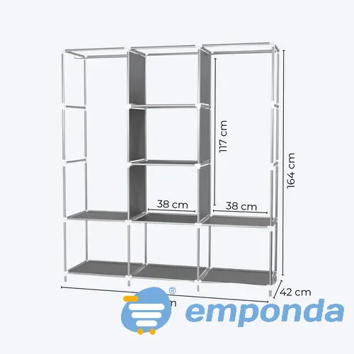 Armario Portátil Organizador de Ropa Guardarropa Placard Santa Fe ciudad - imagen 5