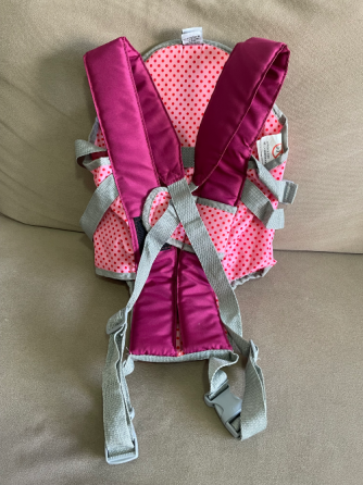 Mochila porta bebé Disney Minnie Rosa Villa Crespo