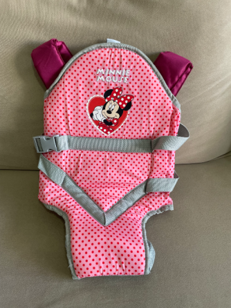 Mochila porta bebé Disney Minnie Rosa Villa Crespo