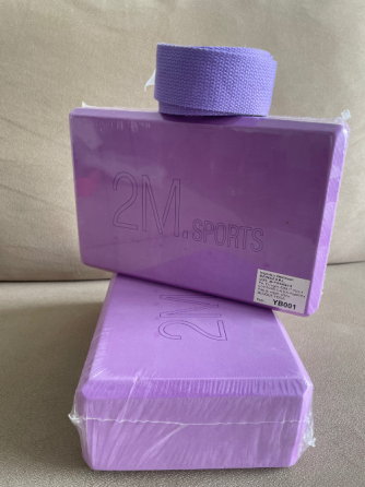 Bloque 2 Ladrillos yoga pilates Brick + cinta elongacion Villa Crespo