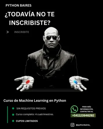 Curso de programación Machine Learning Palermo