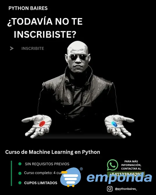 Curso de programación Machine Learning Palermo - imagen 1