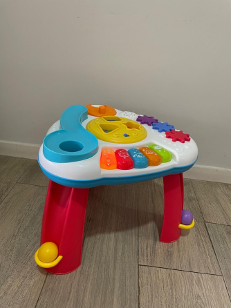 Mesa Musical Con Centro de Juego Bebé Musical Con Luces 5en1 Villa Crespo