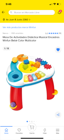 Mesa Musical Con Centro de Juego Bebé Musical Con Luces 5en1 Villa Crespo