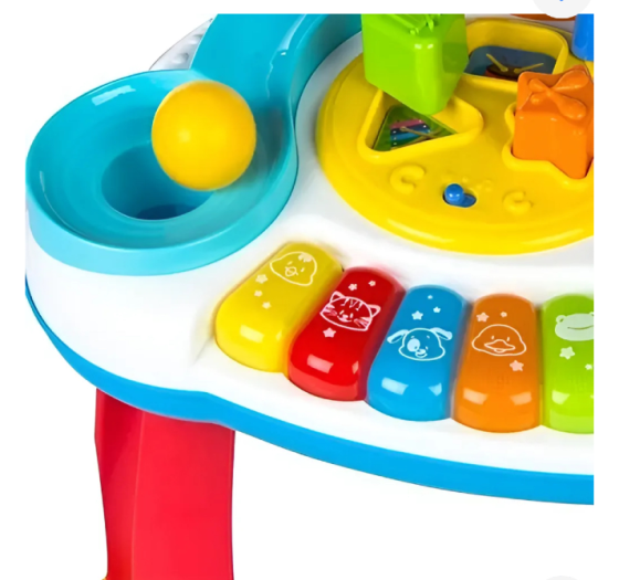 Mesa Musical Con Centro de Juego Bebé Musical Con Luces 5en1 Villa Crespo