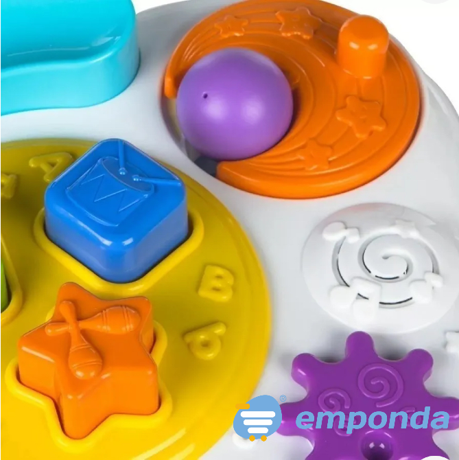 Mesa Musical Con Centro de Juego Bebé Musical Con Luces 5en1 Villa Crespo - imagen 7