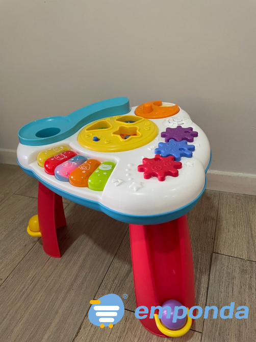 Mesa Musical Con Centro de Juego Bebé Musical Con Luces 5en1 Villa Crespo - imagen 1