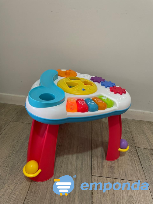 Mesa Musical Con Centro de Juego Bebé Musical Con Luces 5en1 Villa Crespo - imagen 4