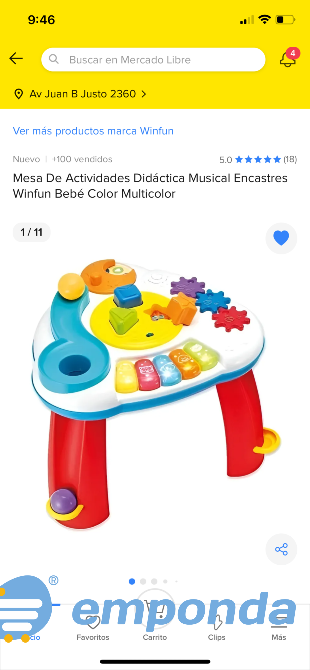 Mesa Musical Con Centro de Juego Bebé Musical Con Luces 5en1 Villa Crespo - imagen 6