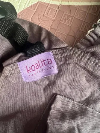 Portabebe Mochila estándar gris con estrellas blancas Caballito