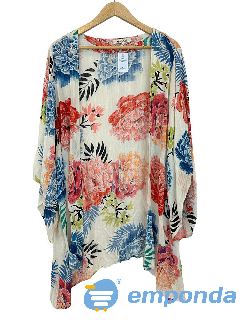 Kimono Estampado Moreno - imagen 1