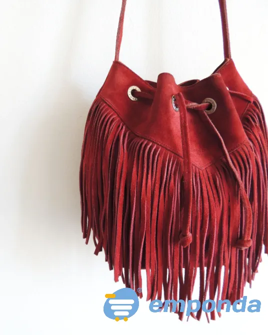 Bandolera Prune gamuza Boedo - imagen 2