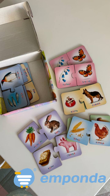 Rompecabezas "¿Quién come qué?" Caballito - imagen 2