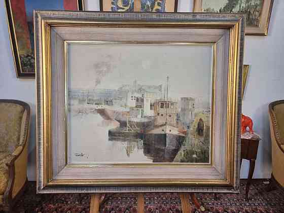 Óleo sobre tabla Almagro