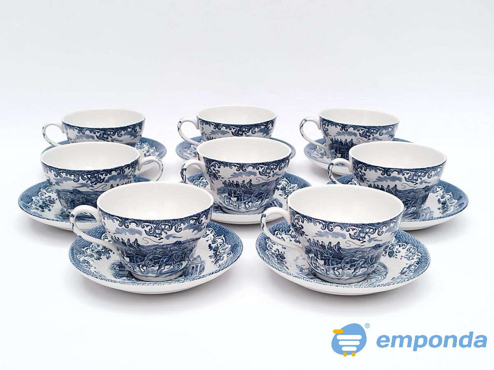 Tazas con plato Almagro - imagen 2