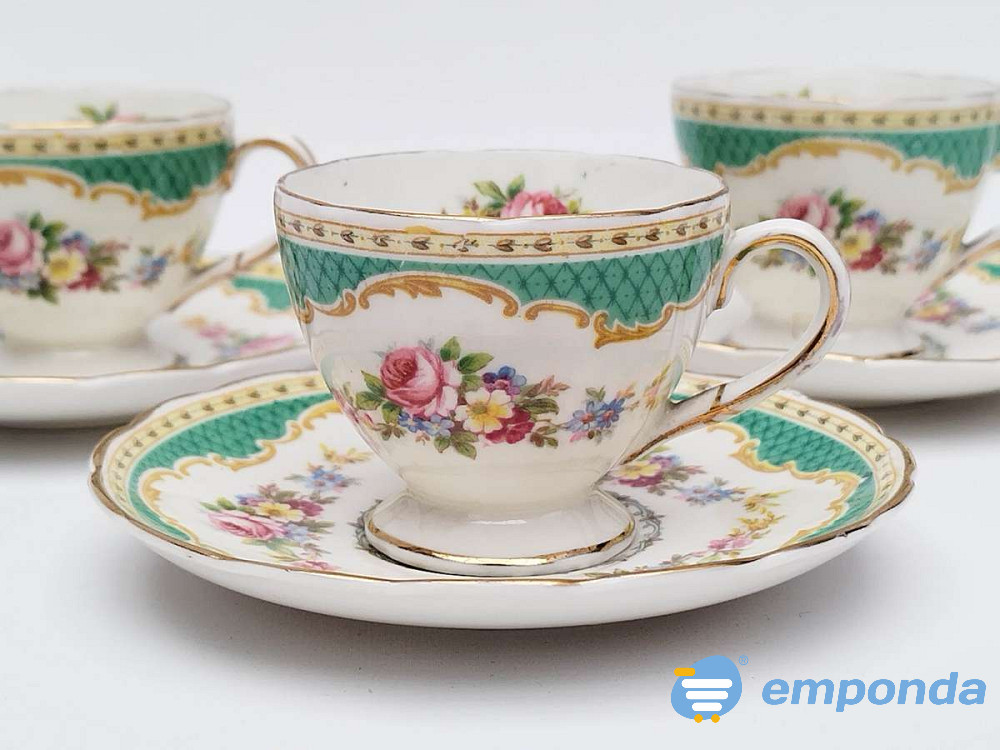 Juego de cafe ingles Almagro - imagen 2