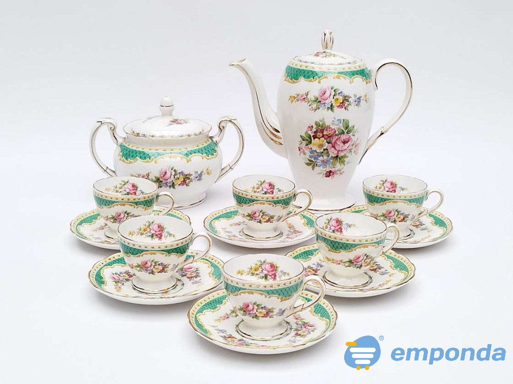 Juego de cafe ingles Almagro - imagen 1