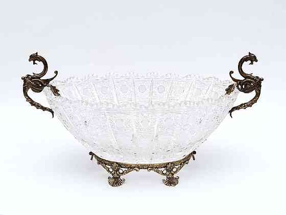 Jardinera de cristal tallado Almagro