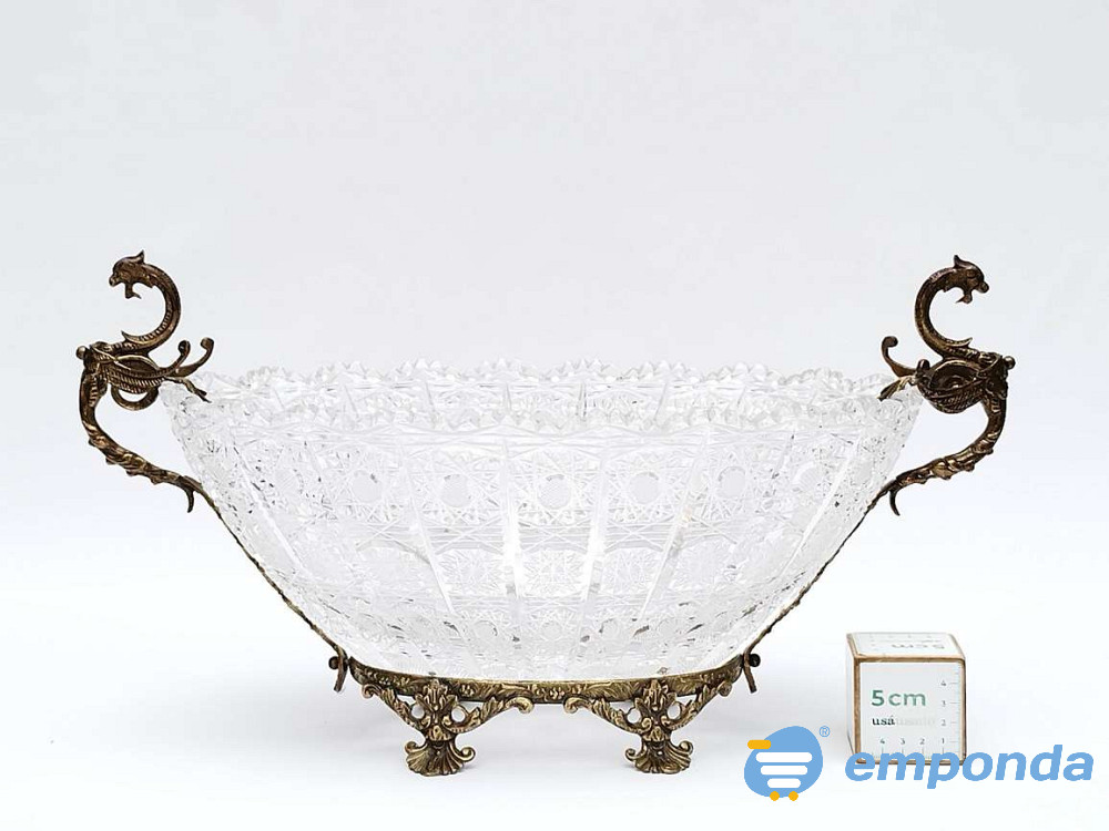 Jardinera de cristal tallado Almagro - imagen 3