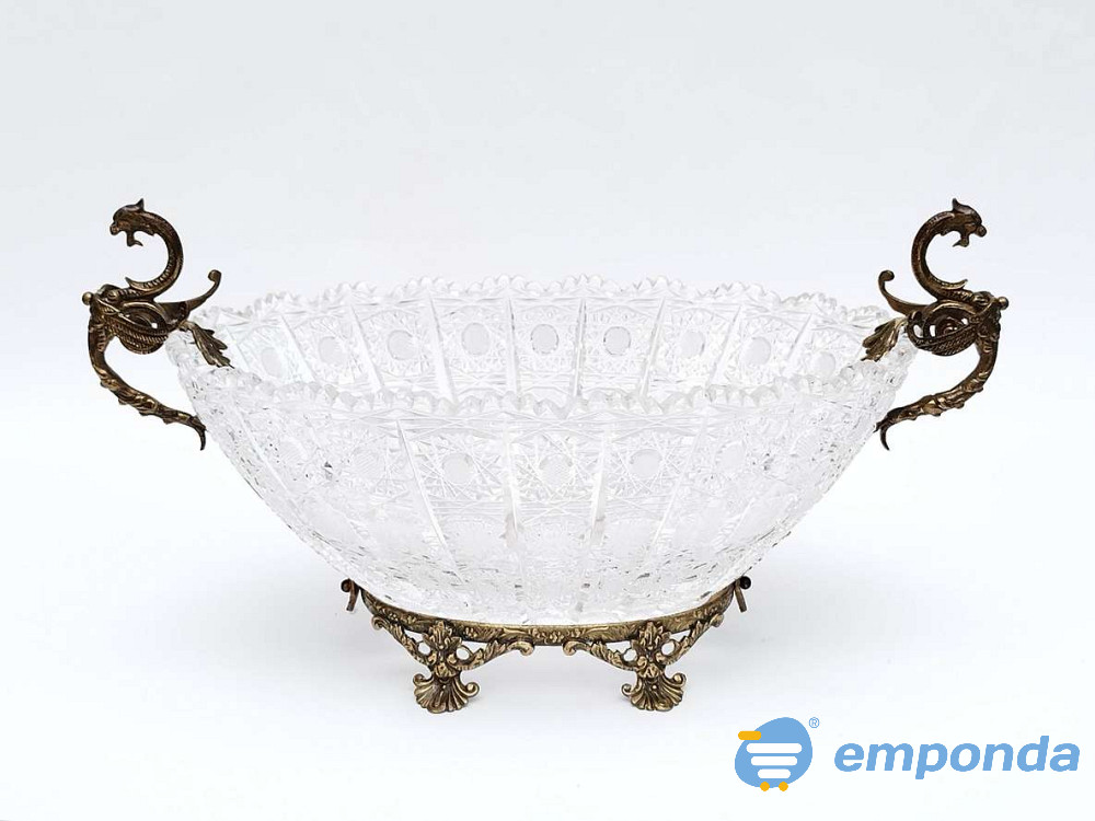 Jardinera de cristal tallado Almagro - imagen 1