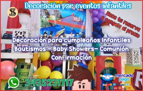 Decoración de Eventos Infantiles Paraná