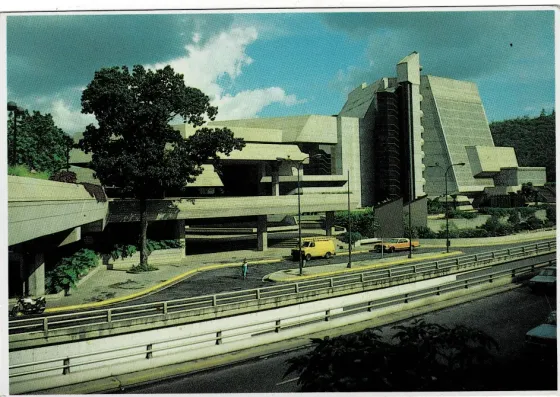 Tarjeta Complejo Cultural Teresa Carreño Caracas Venezuela Villa Crespo