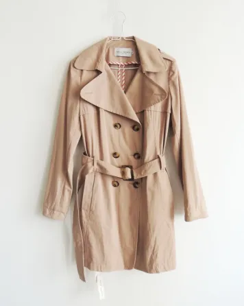 Trench Cecilia Schmitt beige Boedo