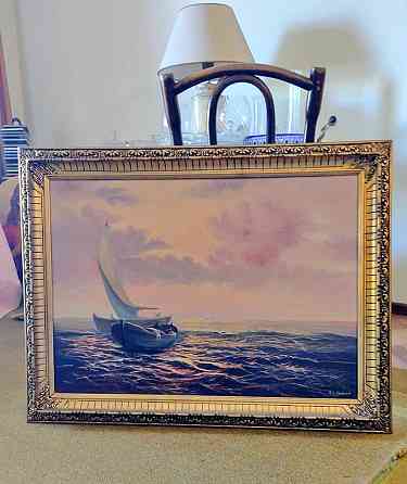 Oleo sobre tela Martínez