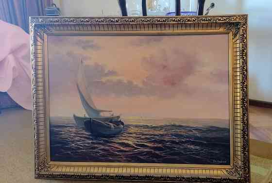 Oleo sobre tela Martínez