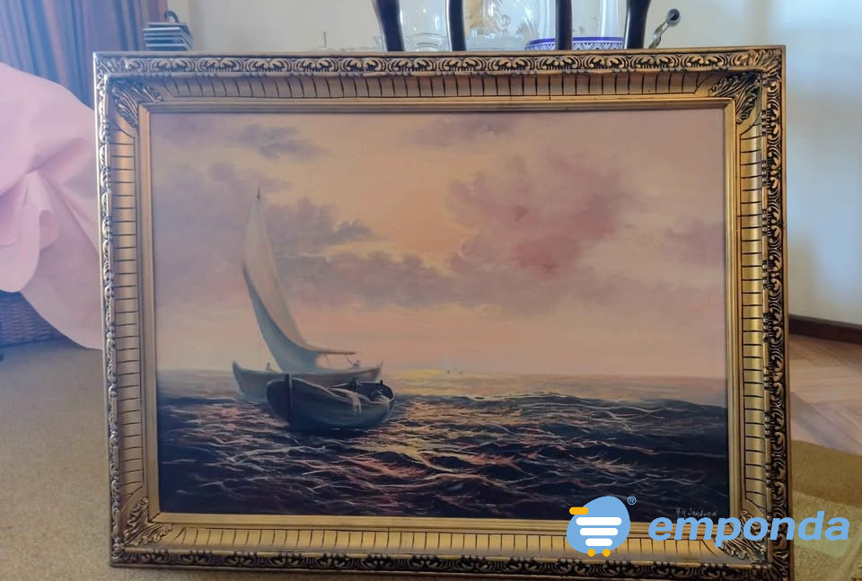 Oleo sobre tela Martínez - imagen 2