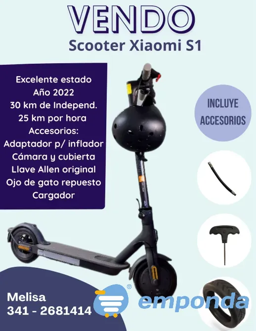 Scooter Xiaomi S1 Rosario - imagen 10