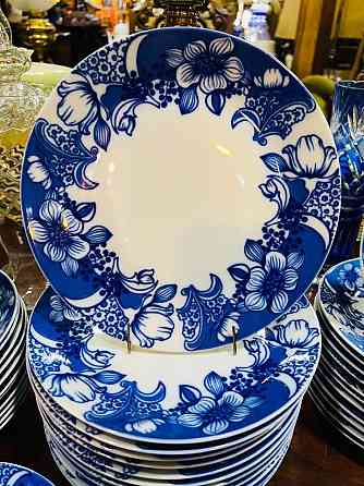 Vajilla Verbano Retro Azul 84 Piezas Martínez