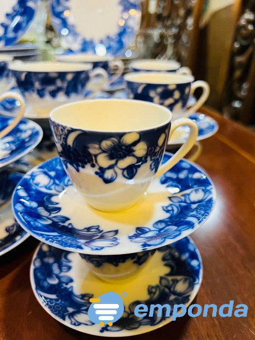 Vajilla Verbano Retro Azul 84 Piezas Martínez - imagen 4