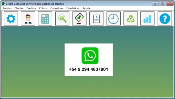 Software para gestion de creditos Credit-Click Bariloche
