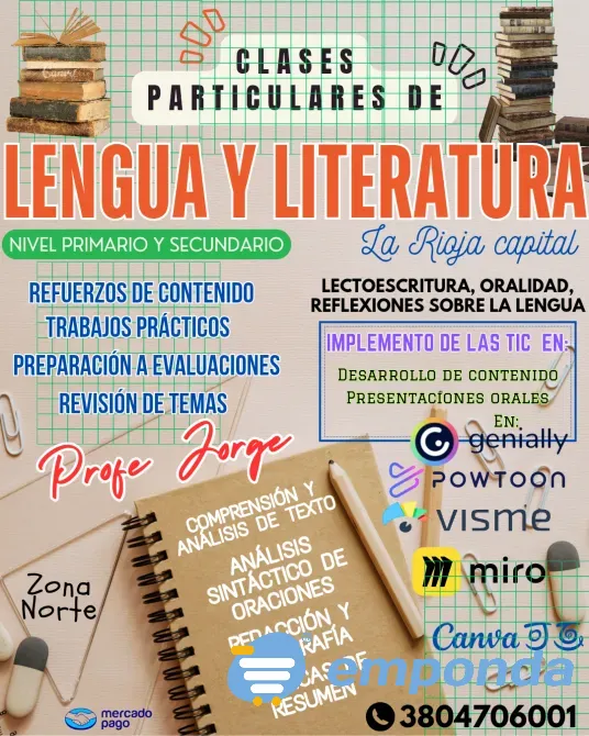 Clases particulares de Lengua y Literatura La Rioja - imagen 1