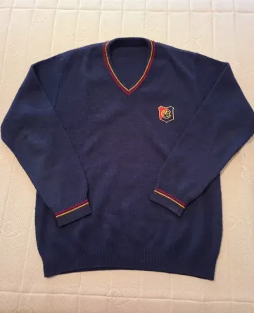 Sweater Pullover Uniforme Colegio Manuel Belgrano Azul Xl Colegiales