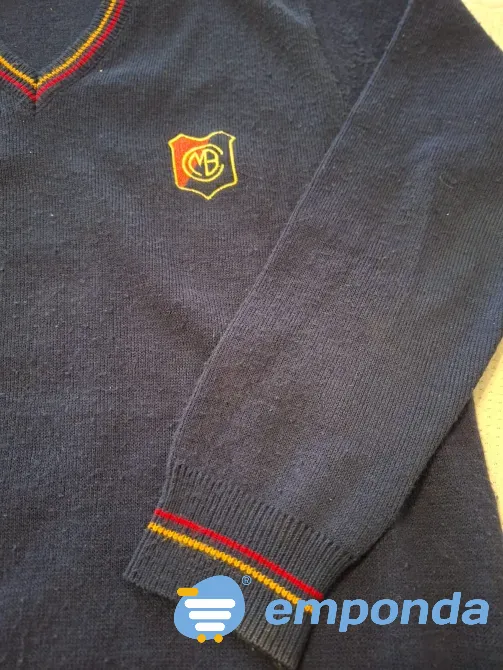 Sweater Pullover Uniforme Colegio Manuel Belgrano Azul Xl Colegiales - imagen 4